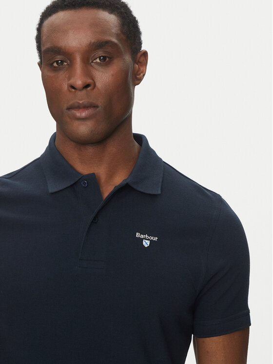 Barbour Barbour Poloshirt Original Sports MML0358NY31 Dunkelblau Tailored Fit