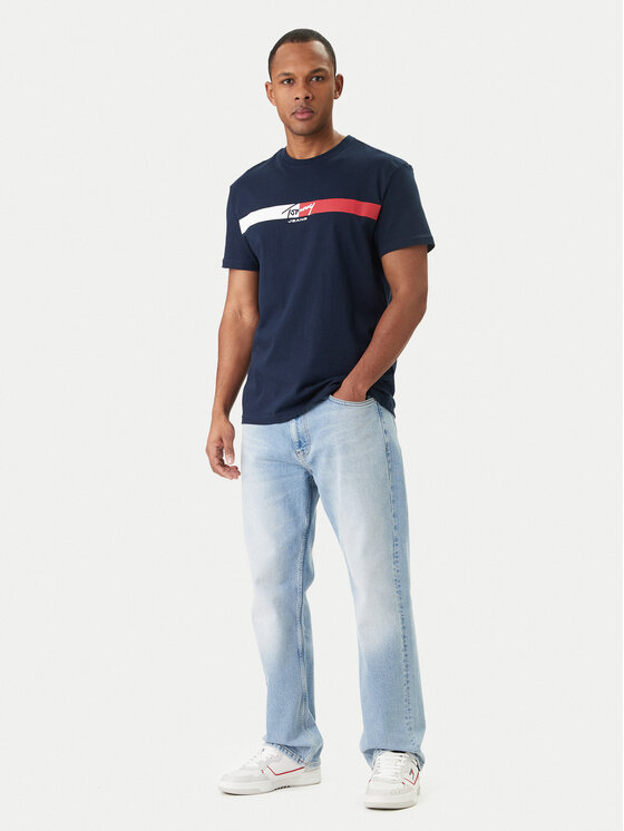 Tommy Jeans Tommy Jeans Camiseta DM0DM22539 Azul marino Regular Fit