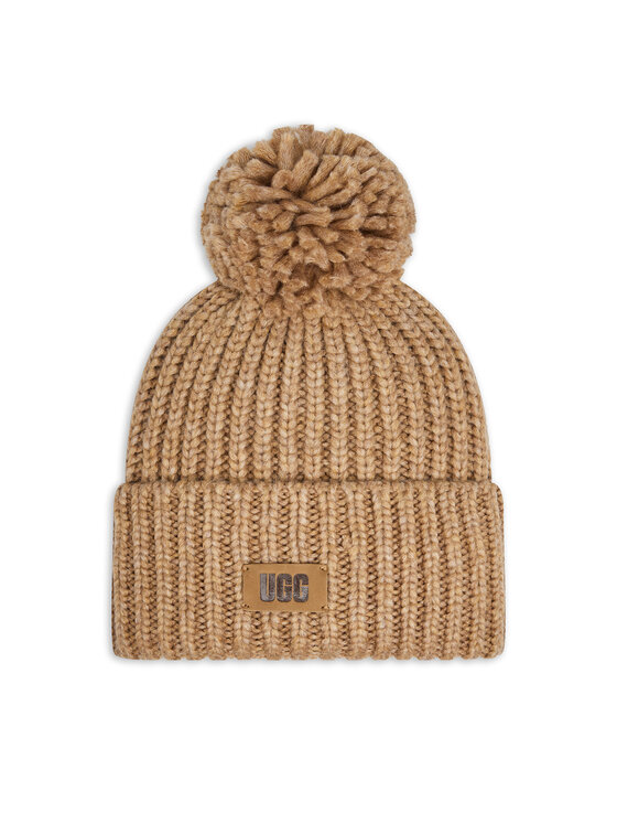 Ugg Berretto Ugg Chunky Pom Cuff 100026 Beige