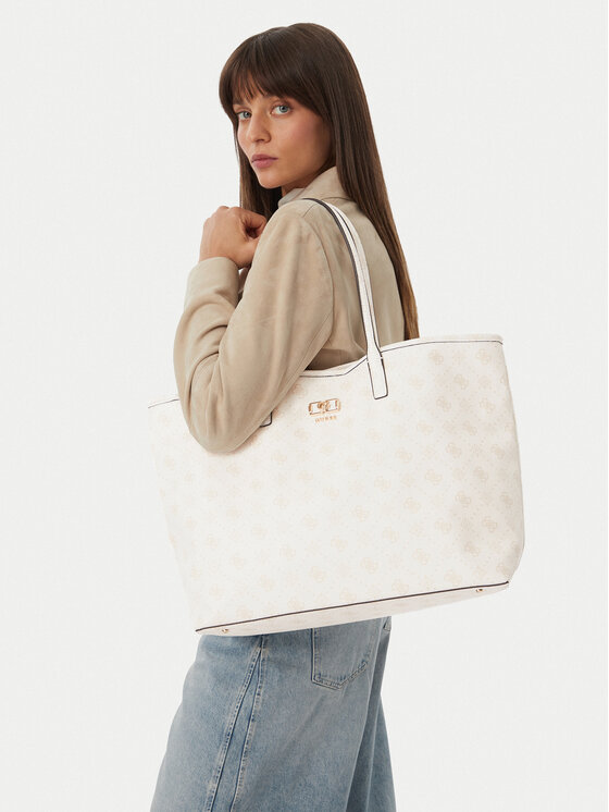 Guess Сумка Guess Emelie Logo HWGP99 28240 Кремовий