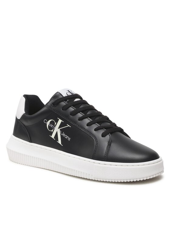 Calvin Klein Jeans Sneakersy Calvin Klein Jeans Chunky Cupsole Monologo YM0YM00681 Czarny