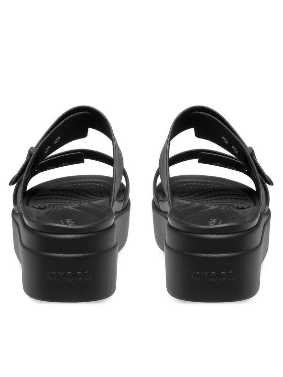 Crocs Шльопанці Crocs Brooklyn Sandal Lowwdg 207431 Чорний