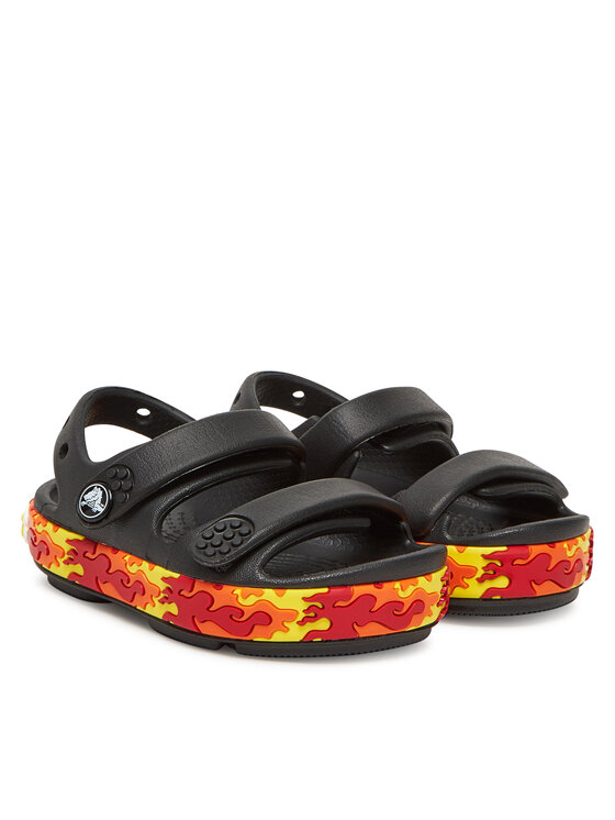 Crocs Босоніжки Crocs Toddler Crocband™ Cruiser Flames 211269 Чорний