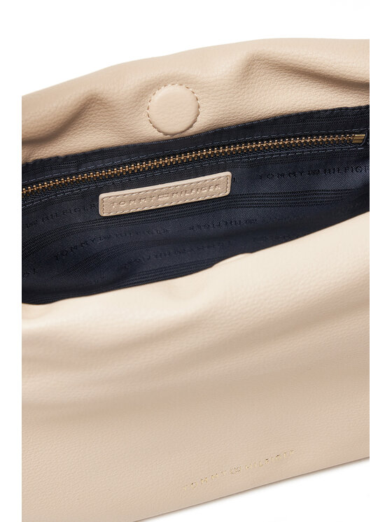 Tommy Hilfiger Bolso Tommy Hilfiger Th Soft Summer Mini Bucket AW0AW17541 Beis
