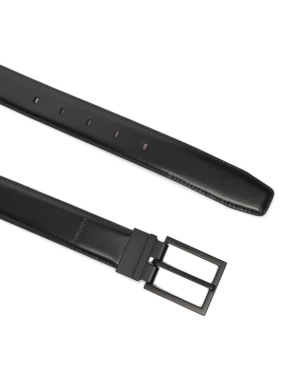 Calvin Klein Vīriešu josta Calvin Klein Square Buckle 32Mm Adj LV04D7026G Melns