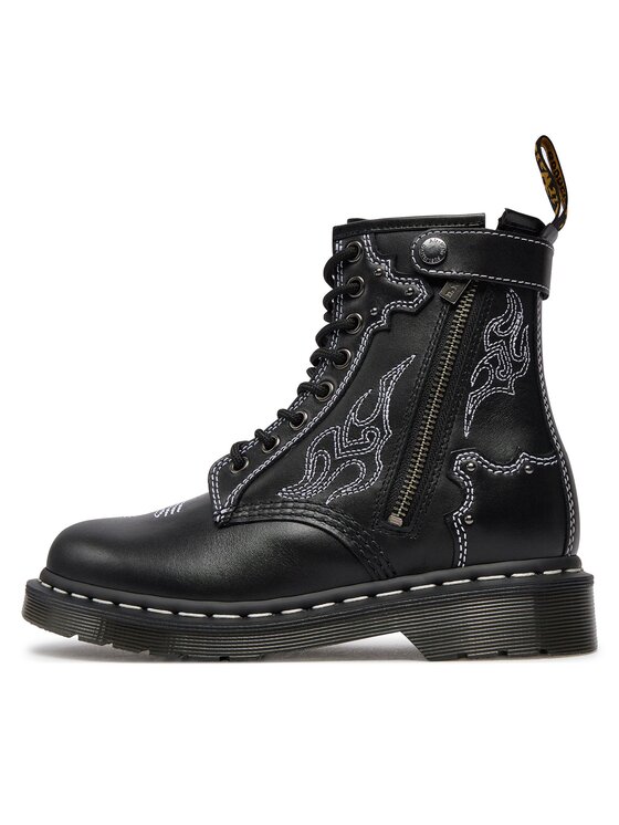 Dr. Martens Bocanci Dr. Martens 1460 Gothic Americana 31624001 Negru