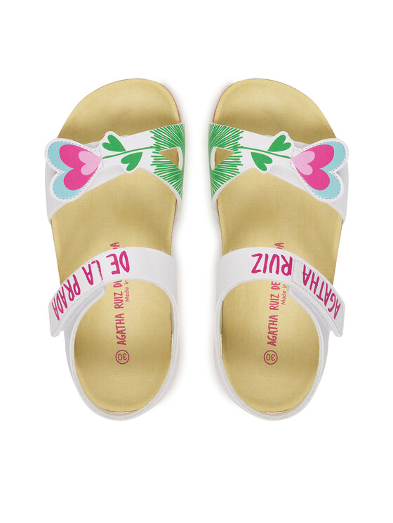 Agatha Ruiz de la Prada Босоніжки Agatha Ruiz de la Prada 262979 S Білий