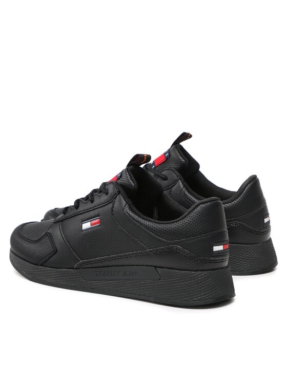 Tommy Jeans Laisvalaikio batai Tommy Jeans Flexi Runner Ess EM0EM01080 Juoda