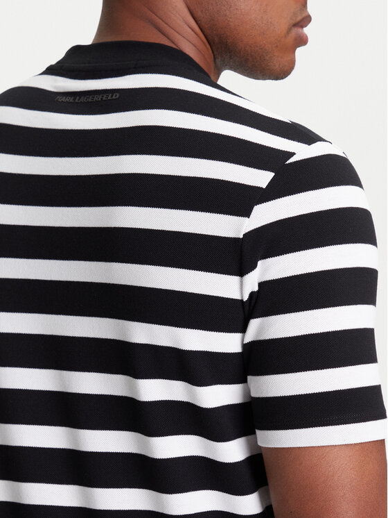 KARL LAGERFELD KARL LAGERFELD Marškinėliai 755022 553231 Juoda Regular Fit