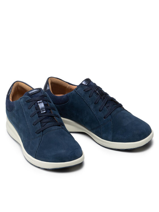 Clarks Sneakers Clarks Un Adorn Lace 261360675 Blu scuro