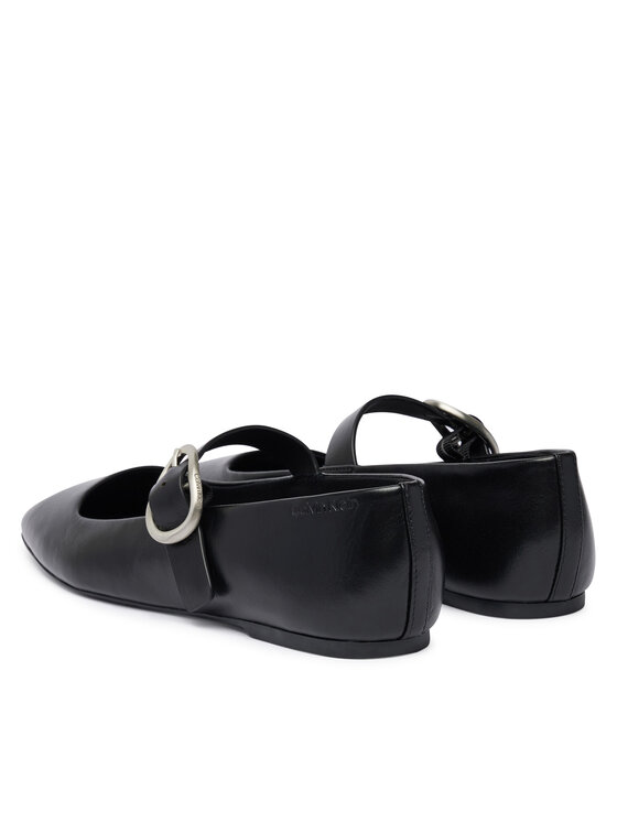 Calvin Klein Балеринки Calvin Klein HW0HW03037 Черен