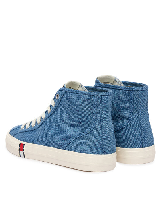 Tommy Jeans Sneakers Tommy Jeans Archive Y2K Denim Mid Cut EN0EN03075 Blu