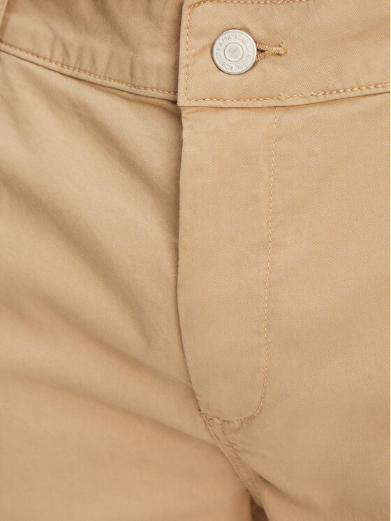 Kappa Kappa Hlače Gabardine 67117PW Bež Regular Fit