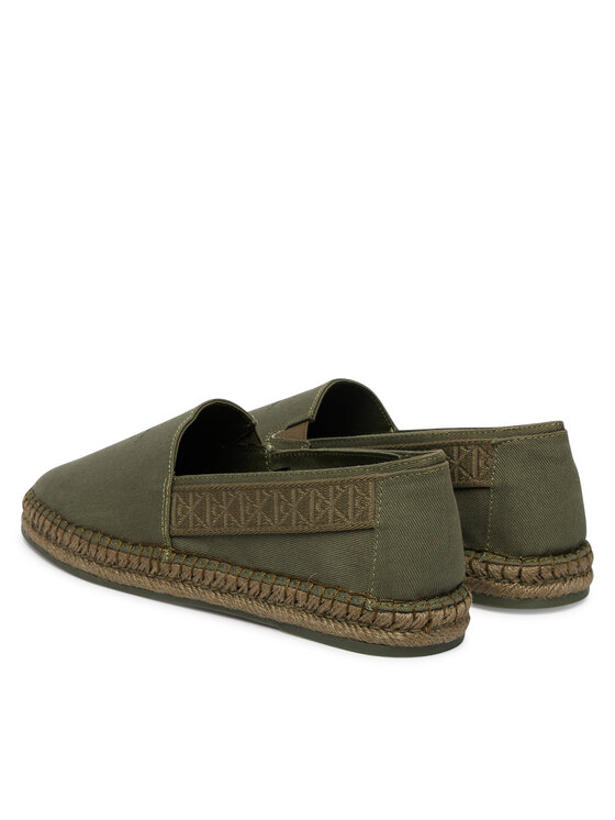 Calvin Klein Espadrile Calvin Klein Espadrille Webbing Cv HM0HM02075 Verde