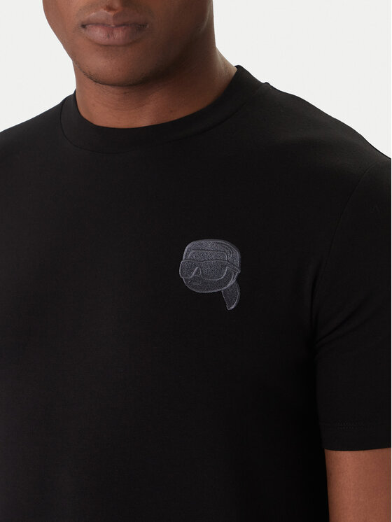 KARL LAGERFELD KARL LAGERFELD Camiseta 755023 561235 Negro Regular Fit