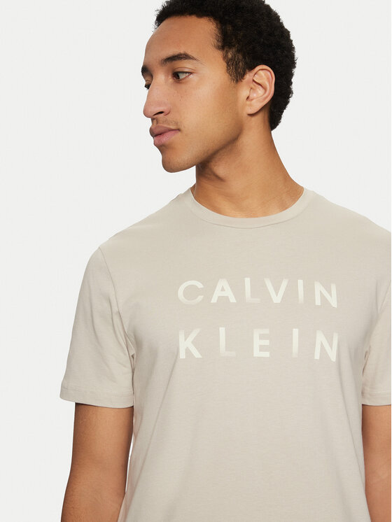 Calvin Klein Calvin Klein Camiseta K10K114156 Beis Regular Fit