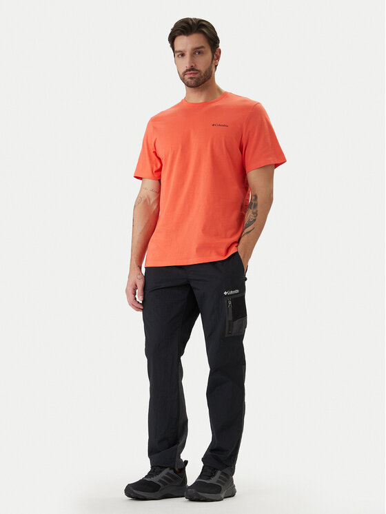 Columbia Columbia Camiseta CSC™ Logo Back Tee 2155011 Naranja Regular Fit