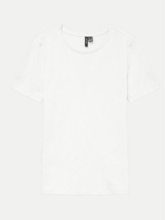 Vero Moda Vero Moda Majica Lulu 10323755 Bela Regular Fit