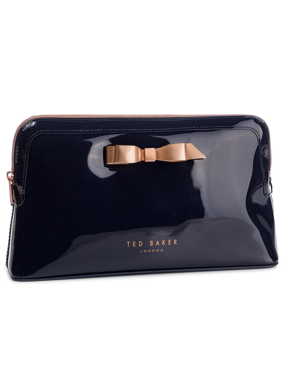 Ted Baker Kosmetyczka Ted Baker Bow WXG-CAFFARA-DH9W Granatowy