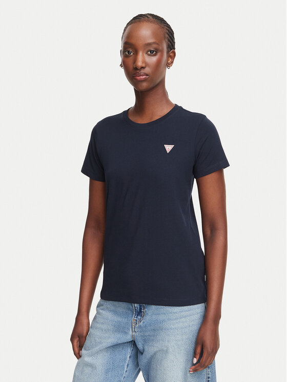 Guess Jeans Guess Jeans Camiseta W4YI10 J1314 Azul marino Regular Fit