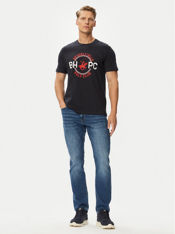Beverly Hills Polo Club Beverly Hills Polo Club Футболка P-SS26M-TS1258 Cиній Regular Fit