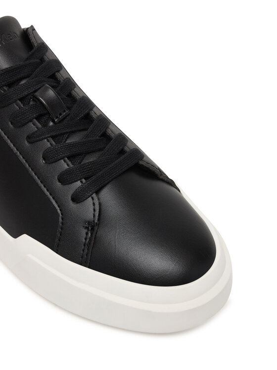 Calvin Klein Superge Calvin Klein Chunky Cupsole Laceup Lth Ml YW0YW01947 Črna