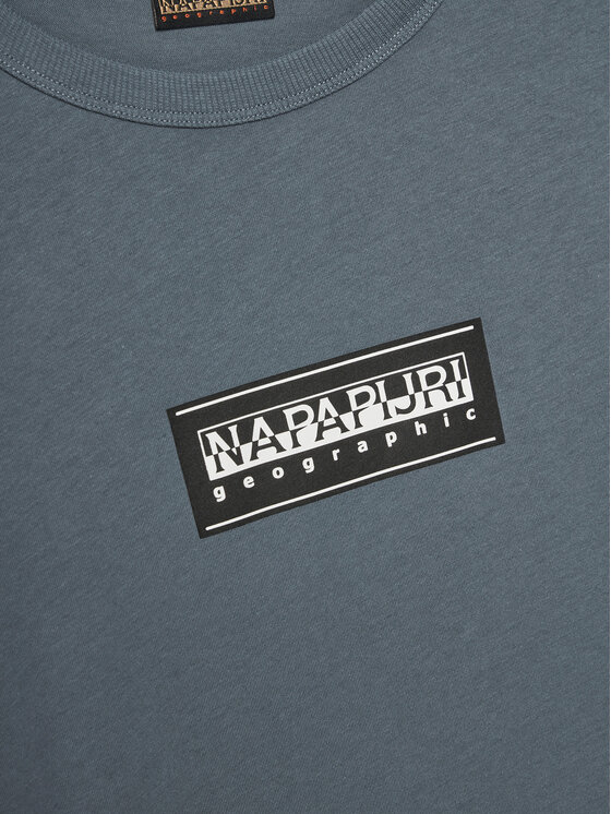 Napapijri Napapijri Футболка Chamois NP0A4ILE D Голубий Regular Fit