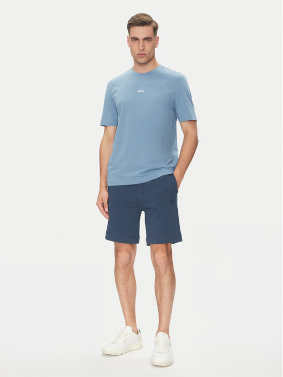 BOSS BOSS Футболка Tchup 50473278 Голубий Relaxed Fit