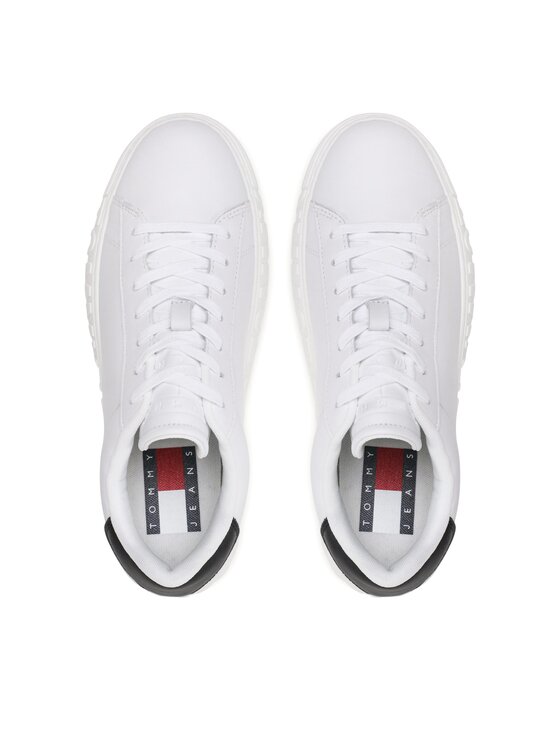 Tommy Jeans Zapatillas Tommy Jeans Leather Outsole EM0EM01159 Blanco