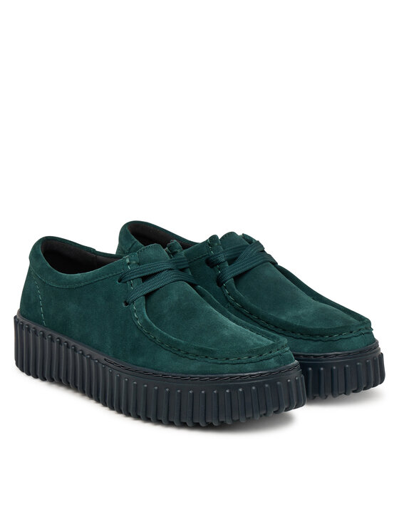 Clarks Półbuty Clarks Torhill Bee 26327769 Zielony