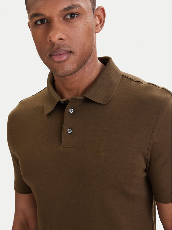 Calvin Klein Calvin Klein Polo LV04LB276G Verde Regular Fit
