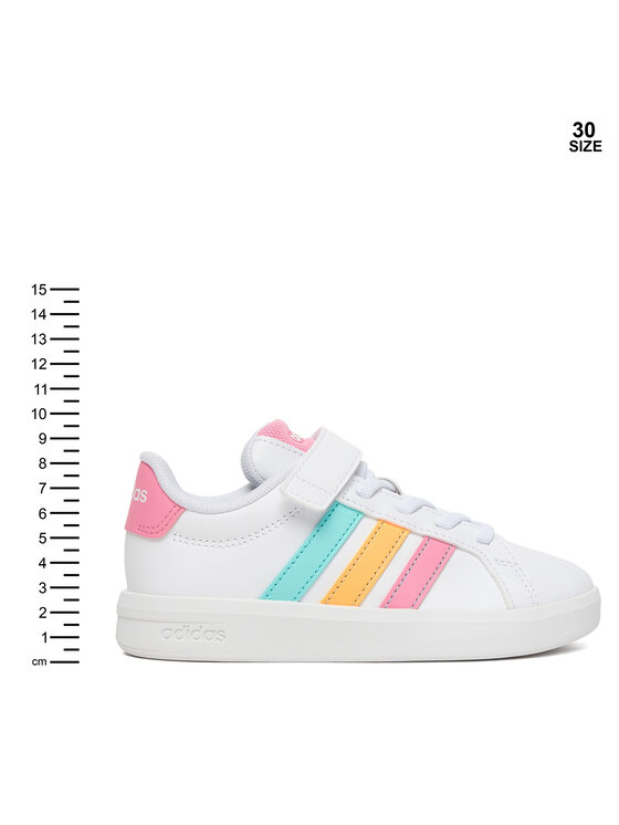adidas Снікерcи adidas Grand Court 3.0 El C KI6503 Білий