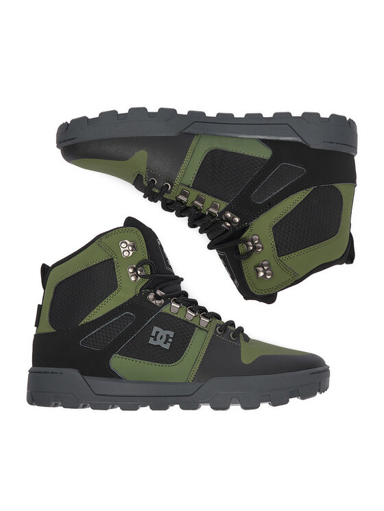 DC Shoes Sneakers DC Shoes EO-PURE HIGH TOP WR BOOT DC01803003 Verde închis