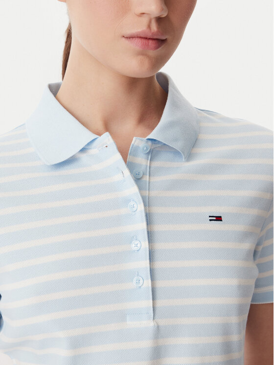 Tommy Jeans Tommy Jeans Polo Essential DW0DW22820 Azul claro Regular Fit