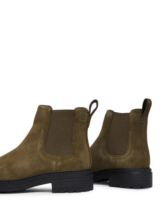 Clarks Kotníková obuv s elastickým prvkem Clarks Orinoco 3 Lane 26329579 Zelená