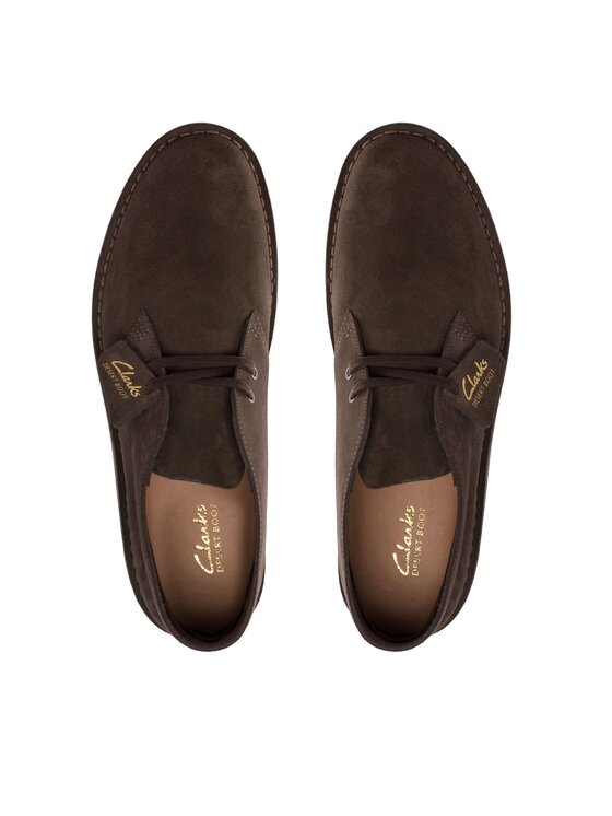 Clarks Черевики Clarks Desert Bt Evo Dark Коричневий