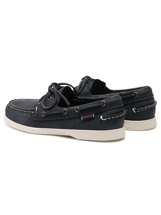 Sebago Mokasyny Sebago Docksides Portland Crazy H 70015H0 Granatowy