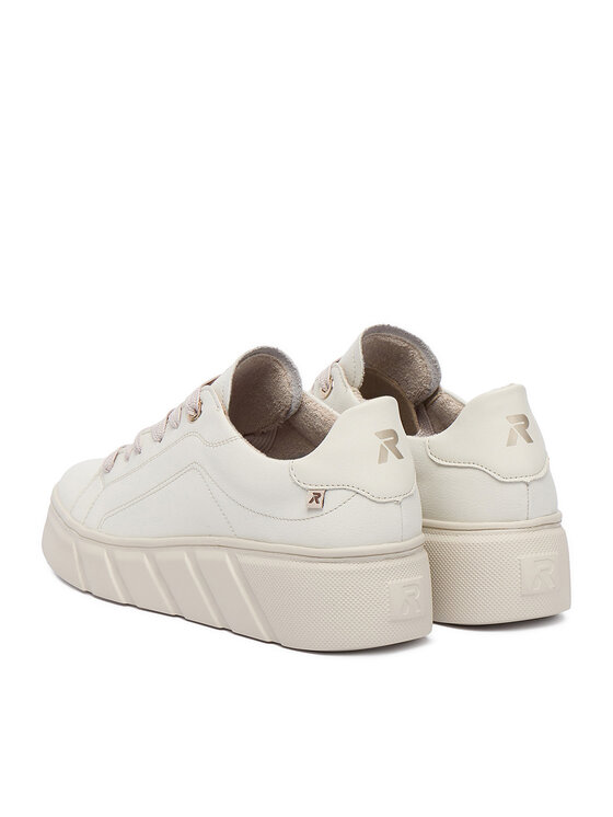 Rieker Sneakersy Rieker W2601-82 Bílá
