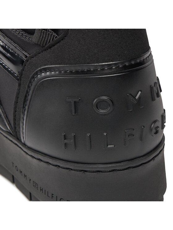 Tommy Hilfiger Stivali da neve Tommy Hilfiger Patent Snowboot FW0FW07852 Nero