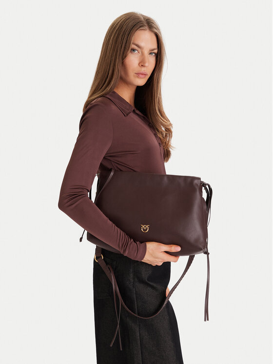 PINKO Borsetta PINKO Maxi Clutch+Tracolla SP Al 25-26 PLTT 105825 A0QO Marrone