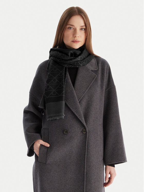 Calvin Klein Lakats Calvin Klein Emblem Aop Tonal LV04D8063G Melns