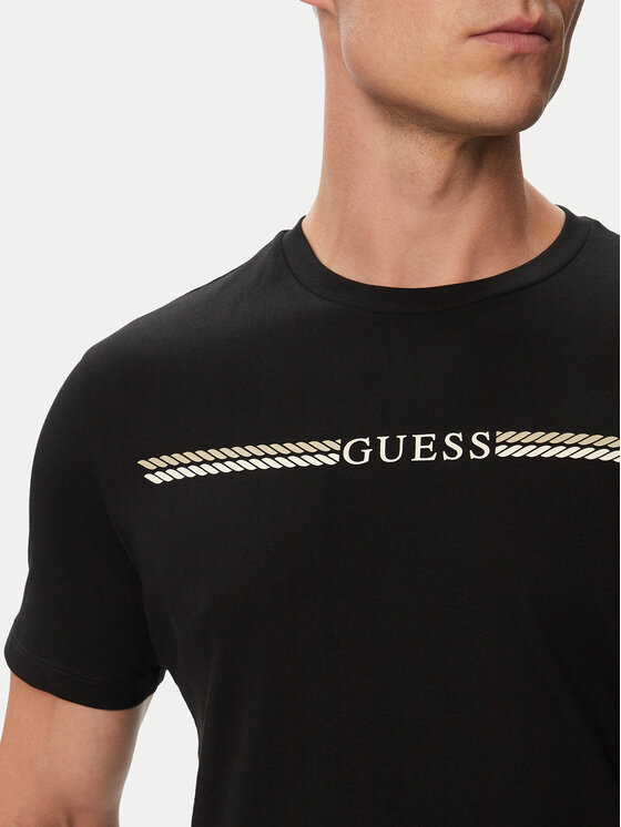 Guess Guess Majica Z6BI05 K6536 Črna Regular Fit