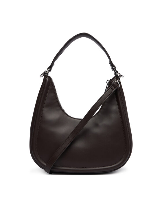 Calvin Klein Kabelka Calvin Klein Bold Ck Small Crescent Bag LV04F3561G Tmavo hnedá