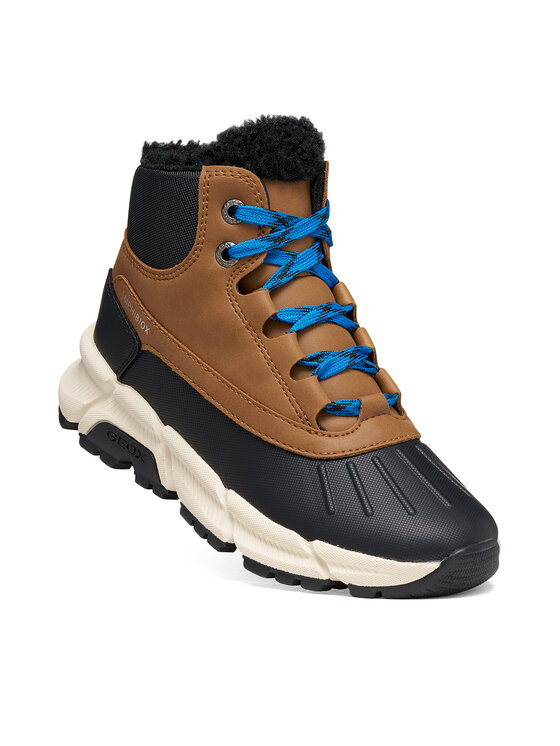 Geox Gležnjarji Geox J Flexyper Plus Boy B Abx J56LCB 0MECE C0013 S Rjava