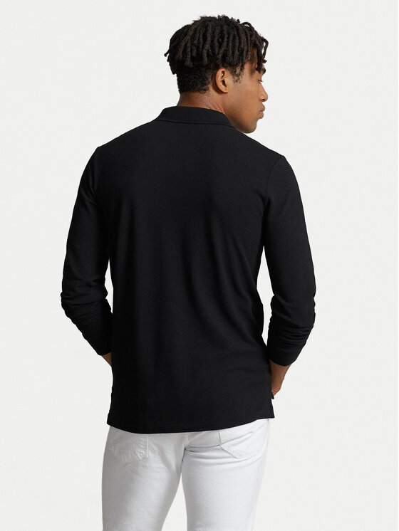 Polo Ralph Lauren Polo Ralph Lauren Поло 710680790045 Чорний Custom Slim Fit