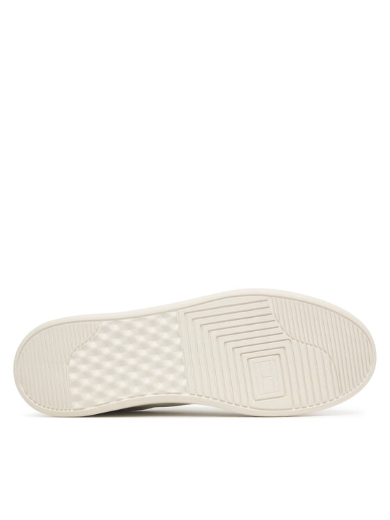 Tommy Jeans Sneakersy Tommy Jeans Lightweight Flag Leather Court EM0EM01758 Bílá
