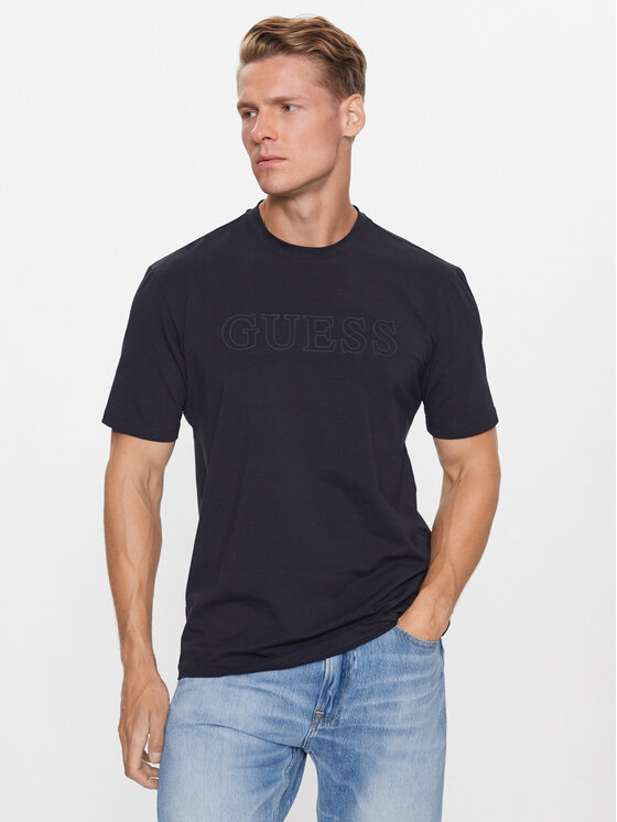 Guess Guess Футболка Z2YI11 J1314 Cиній Regular Fit
