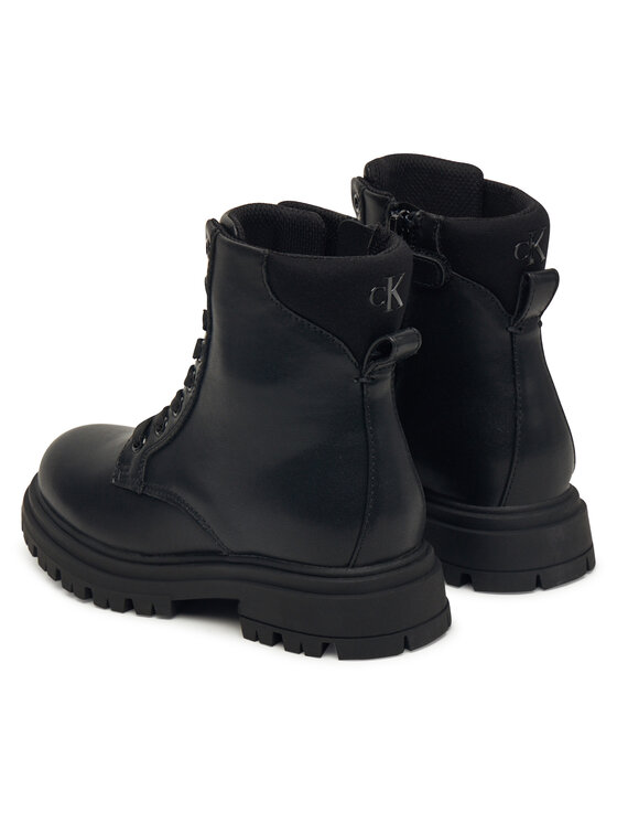 Calvin Klein Turistická obuv Calvin Klein Lace Up Bootie V3A5-83120-1464 S Černá