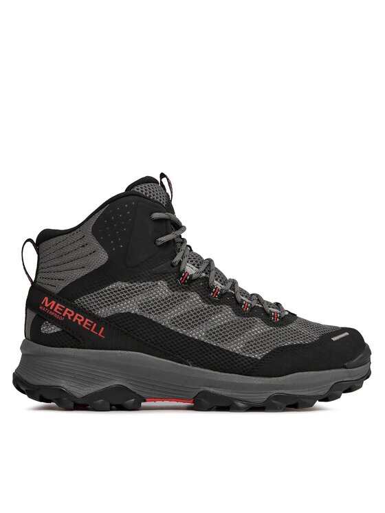 Merrell Trekingová obuv Merrell Spee Strike Mid Wp J066877 Sivá