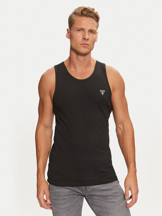 Guess Guess Комплект майок без рукавів U97G15 KCD31 Чорний Regular Fit
